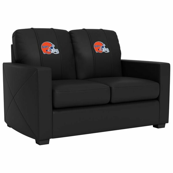 Dreamseat Silver Loveseat with Florida Gators Helmet Logo XZ7759003LSCDBK-PSCOL11023